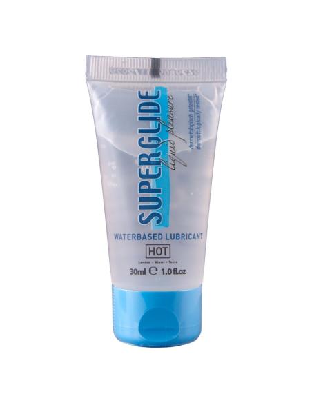 Hot - superglide liquid pleasure lubricante base agua 30 ml