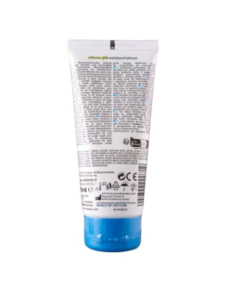 Hot - exxtreme glide lubricante base agua + aceite confort a+ 100 ml