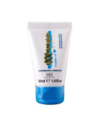 Hot - exxtreme glide lubricante base agua + aceite confort a+ 30 ml
