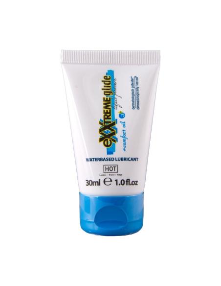 Hot - exxtreme glide lubricante base agua + aceite confort a+ 30 ml