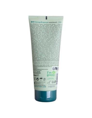 Hot - bio massage & lubricante base agua 2 en 1 200 ml