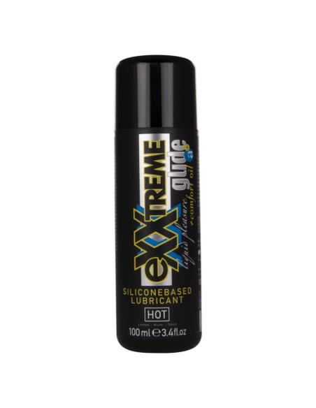 Hot - exxtreme glide lubricante base silicona + aceite confort a+ 100 ml