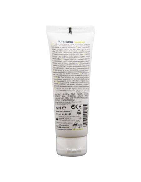 Hot - superglide lubricante comestible base agua piña 75 ml