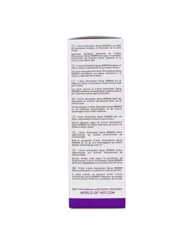 Hot - v-activ spray estimulante para mujer 50 ml