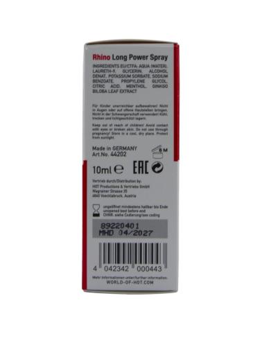Hot - rhino long power spray 10 ml