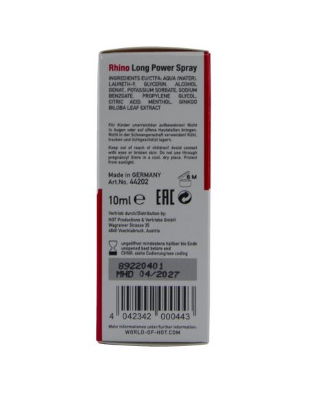 Hot - rhino long power spray 10 ml