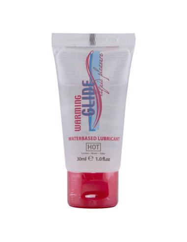 Hot - warming glide liquid pleasure lubricante base agua efecto calor 30 ml