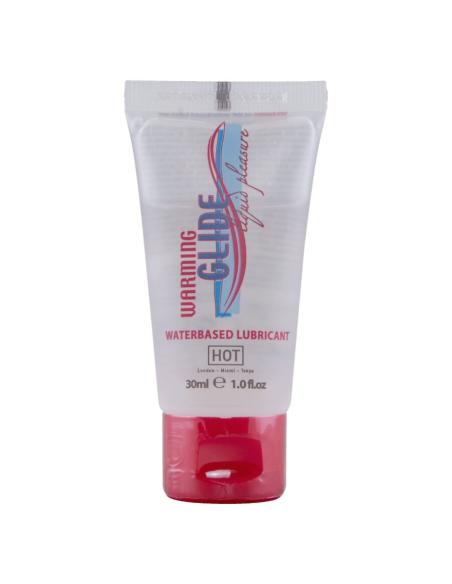Hot - warming glide liquid pleasure lubricante base agua efecto calor 30 ml