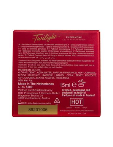 Hot - twilight perfume con feromonas mujer 15 ml