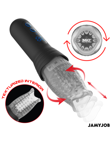 Jamyjob - blow-r masturbador con thrusting y rotación
