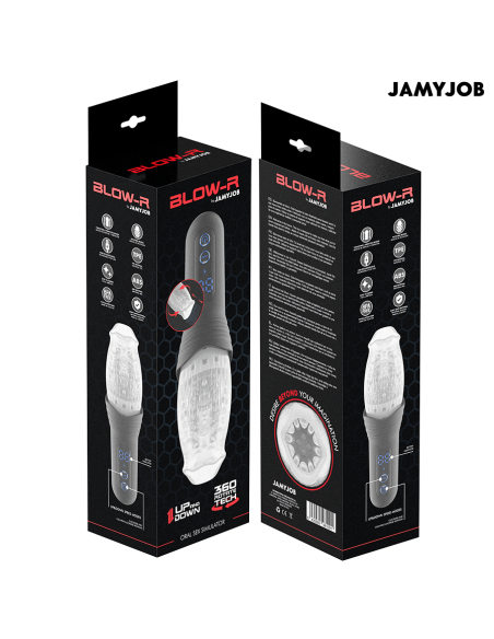 Jamyjob - blow-r masturbador con thrusting y rotación