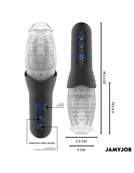 Jamyjob - blow-r masturbador con thrusting y rotación