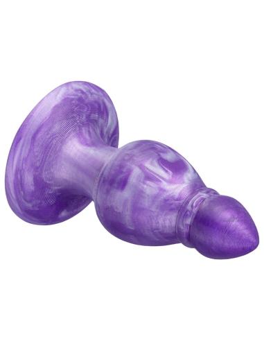 Silexd - queen plug anal fantasy silicona liquida termoreactivo lila 9.2 cm
