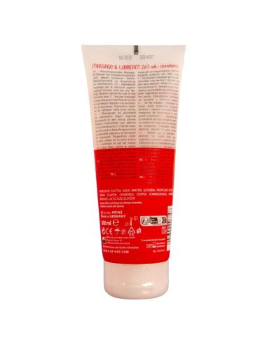 Hot - massage & glide gel 2 en 1 fresa 200 ml