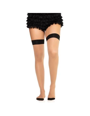 Leg avenue - 1963 medias de spandex con costura trasera negro - talla única