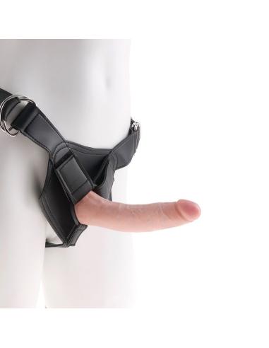 King cock - harness con pene realístico 17.8 cm