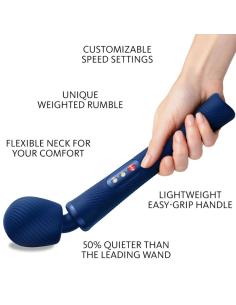 Fun factory - vim wand rumble vibrador recargable silicona naranja 2