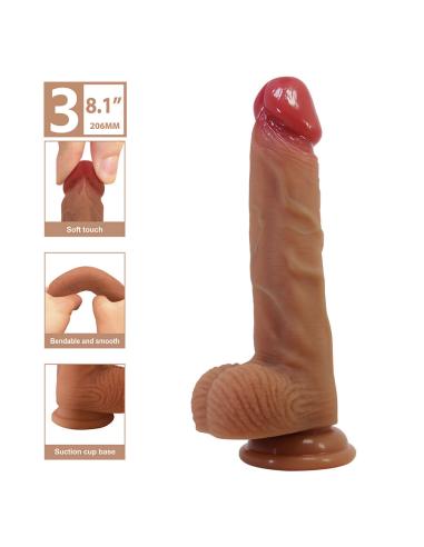 Pretty love - lisle dildo realístico con ventosa 20.6 cm -ø- 4.2 cm