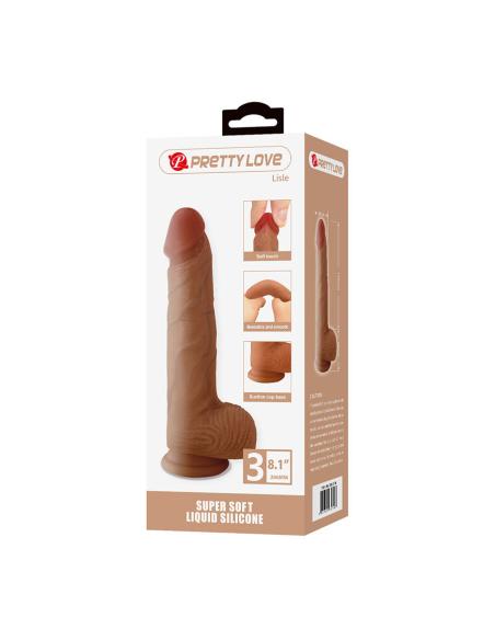 Pretty love - lisle dildo realístico con ventosa 20.6 cm -ø- 4.2 cm