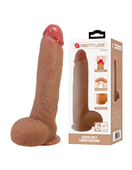 Pretty love - mendel dildo realístico con ventosa 25.5 cm -ø- 5.6 cm