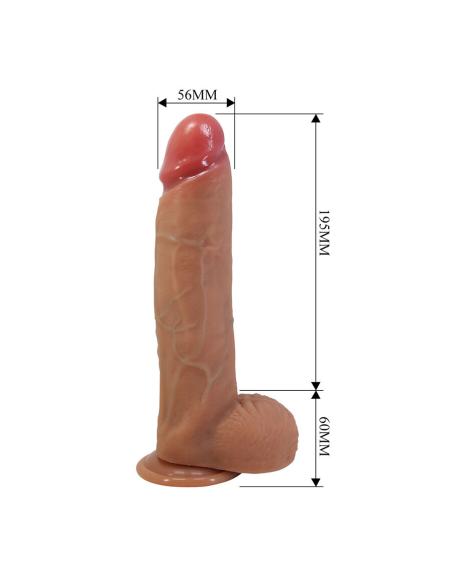 Pretty love - mendel dildo realístico con ventosa 25.5 cm -ø- 5.6 cm