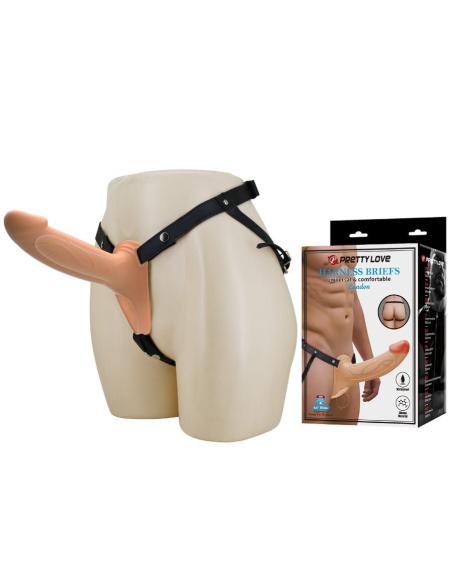 Pretty love - landon strap-on con vibración claro