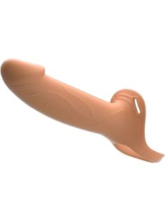 Pretty love - landon strap-on con vibración claro 2