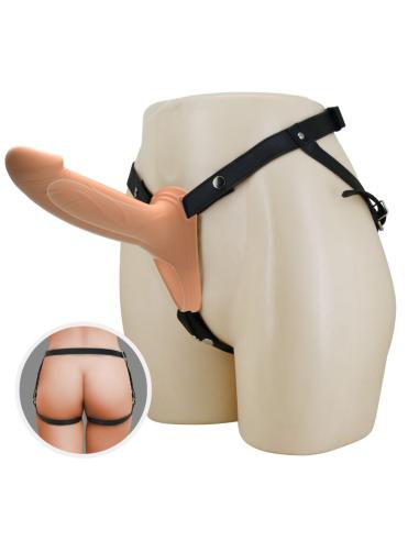 Pretty love - landon strap-on con vibración claro