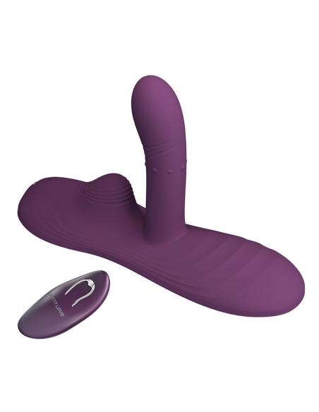 Pretty love - luka sit-down vibrador con efecto calor y control remoto