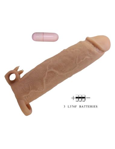 Pretty love - xerxes funda para pene con estimulador de clítoris y vibración