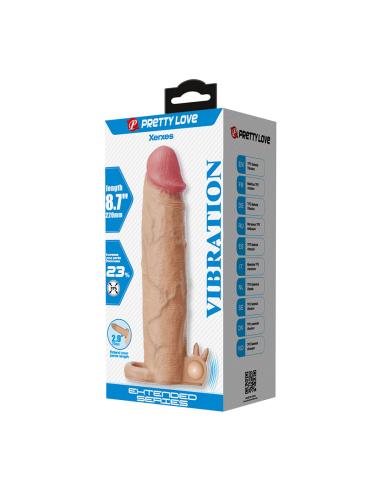 Pretty love - xerxes funda para pene con estimulador de clítoris y vibración