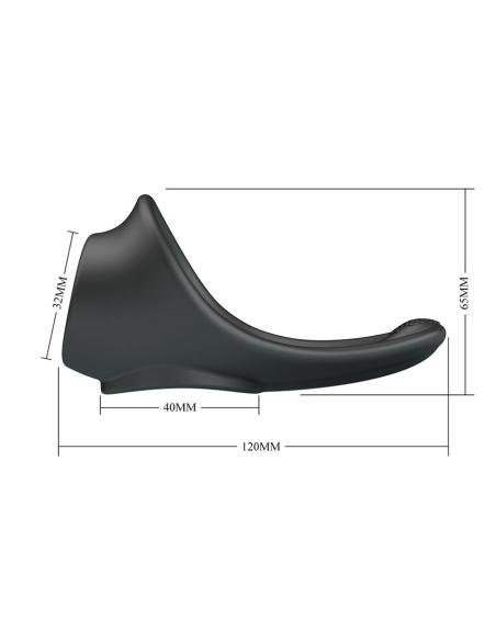 Crazy bull - zadok anillo ergonómico con estimulador de periné