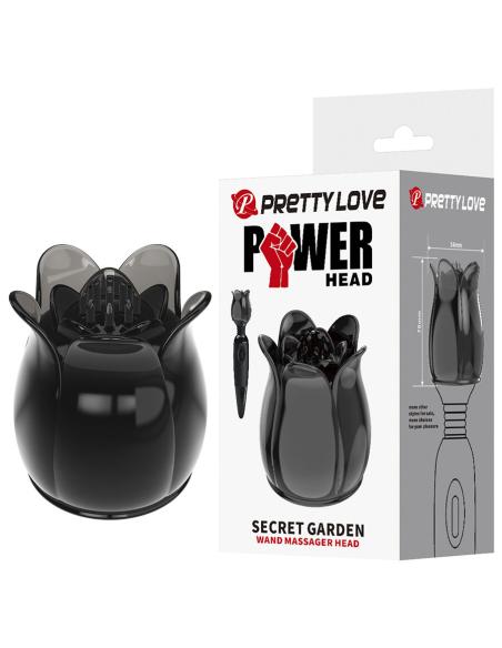 Pretty love - secret garden cabezal masajeador negro