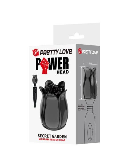 Pretty love - secret garden cabezal masajeador negro