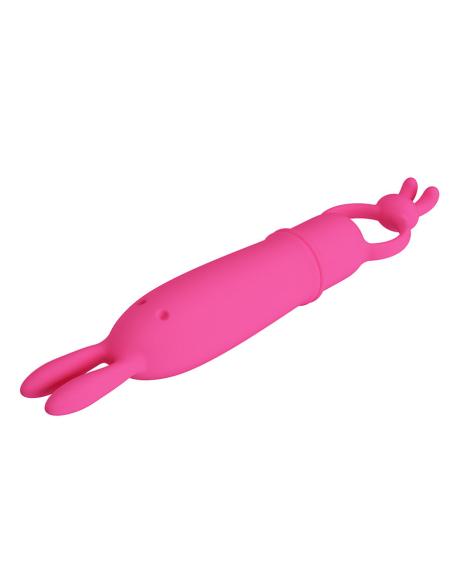 Pretty love - delia vibrador rabbit con anillo de sujeción