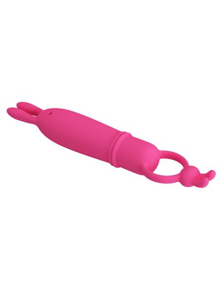 Pretty love - delia vibrador rabbit con anillo de sujeción