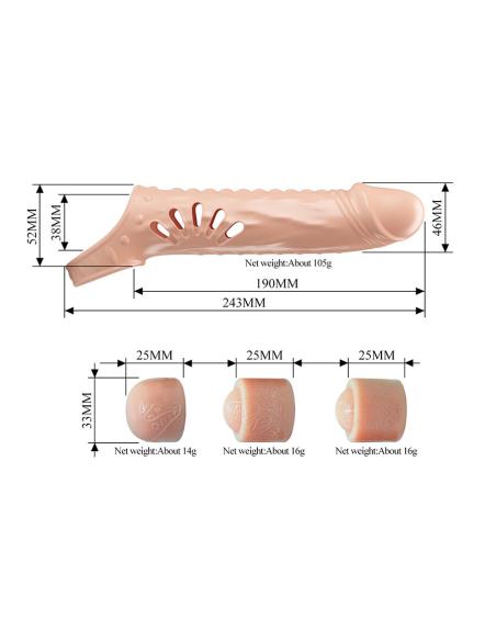Pretty love- funda para pene con extensores