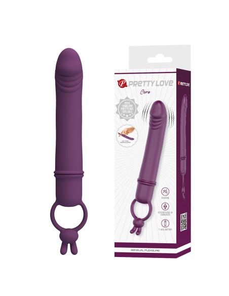 Pretty love - cora vibrador forma pene con anillo de sujeción