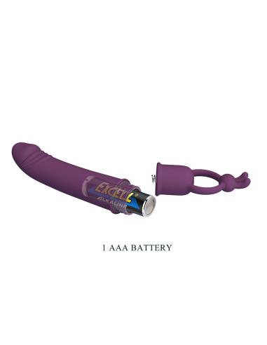Pretty love - cora vibrador forma pene con anillo de sujeción