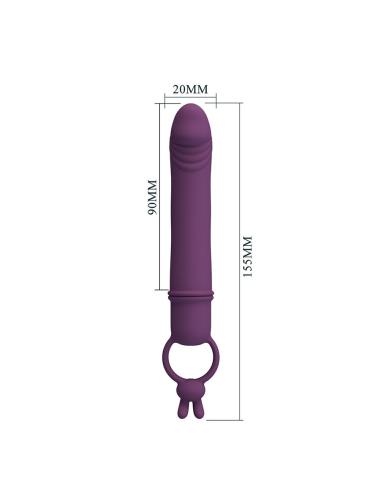 Pretty love - cora vibrador forma pene con anillo de sujeción