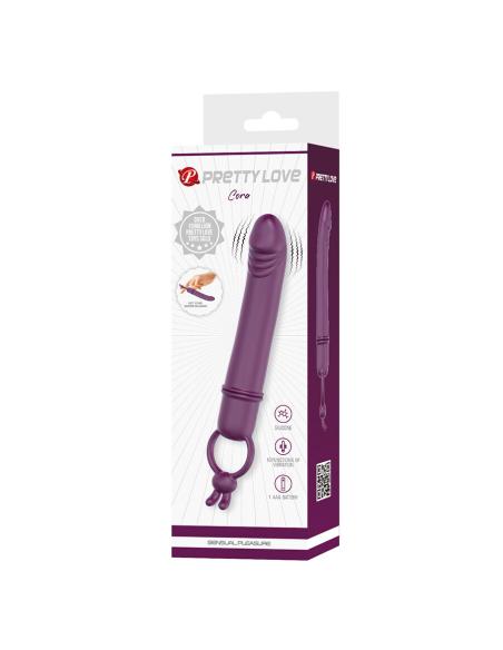 Pretty love - cora vibrador forma pene con anillo de sujeción