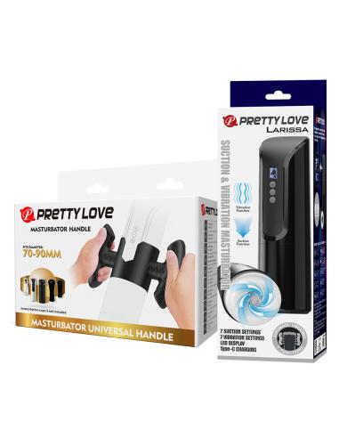 Pretty love - larissa masturbador succionador con vibración + sujeción