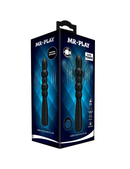 Mr play - plug anal flexible con vibración