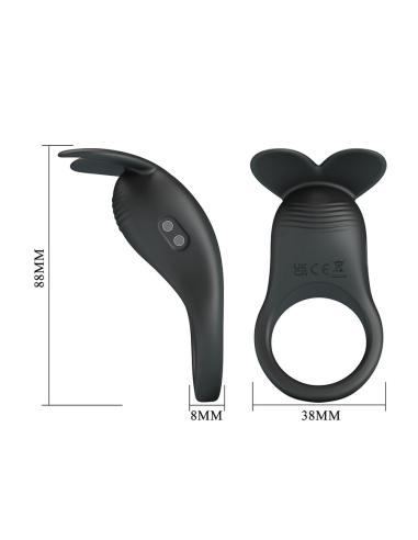 Pretty love - carlton anillo para pene con estimulador de clítoris