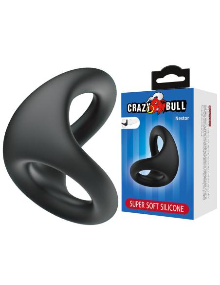 Crazy bull - nestor anillo ergonómico para pene y testículos