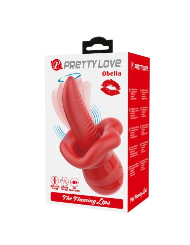 Pretty love - obelia lengua masturbadora con movimiento orbital