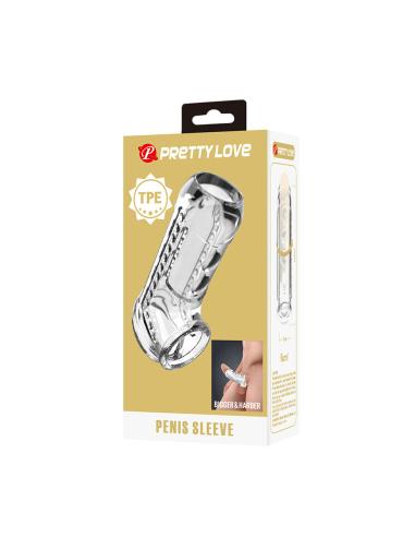Pretty love - funda para pene texturizada transparente