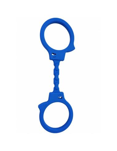 Diablo picante - esposas silicona azul