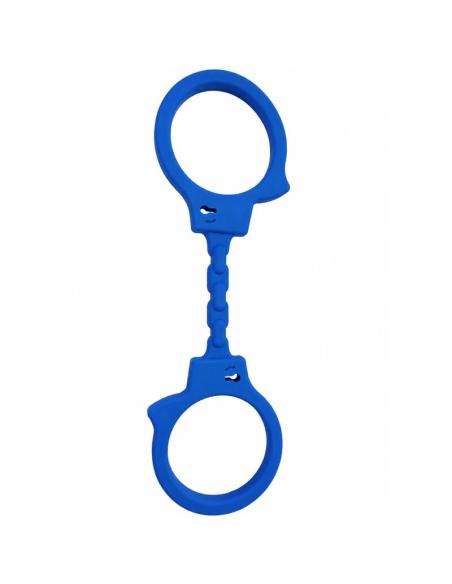 Diablo picante - esposas silicona azul