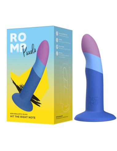 Romp - piccolo dildo silicona con ventosa tricolor 14 cm